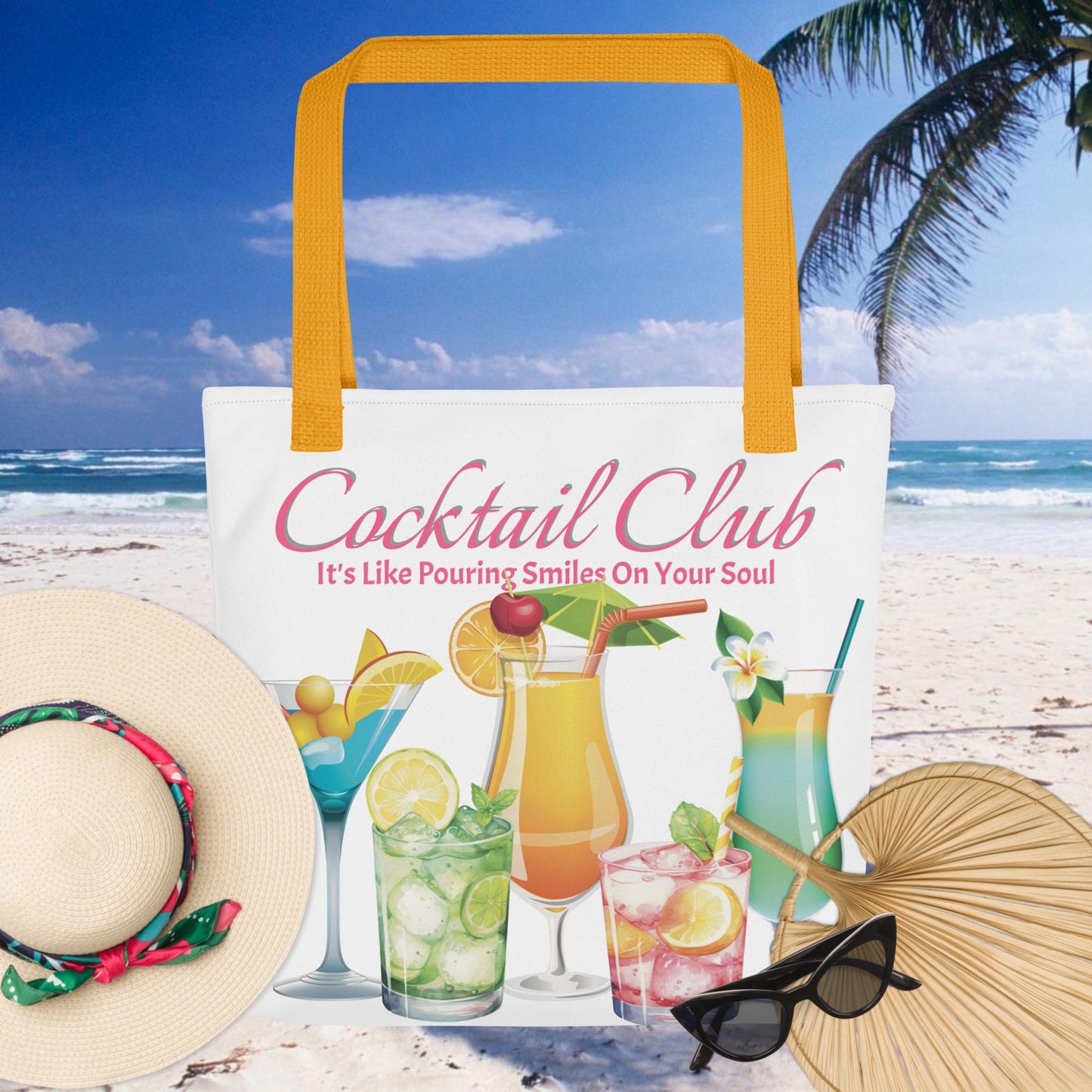 White Cocktail Club Tote bag