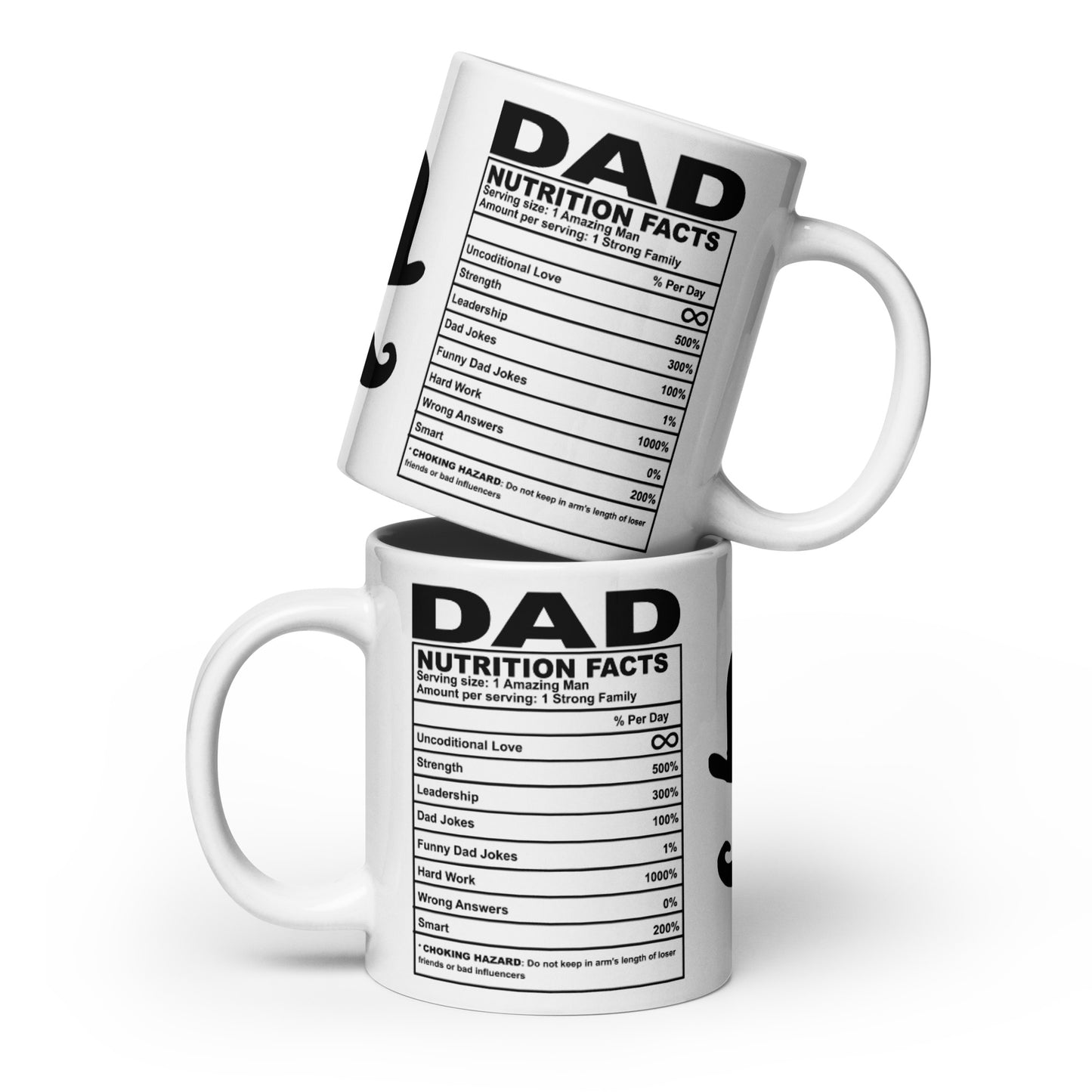 Dad Fuel™ - The Ultimate Dad Nutritional Facts Mug