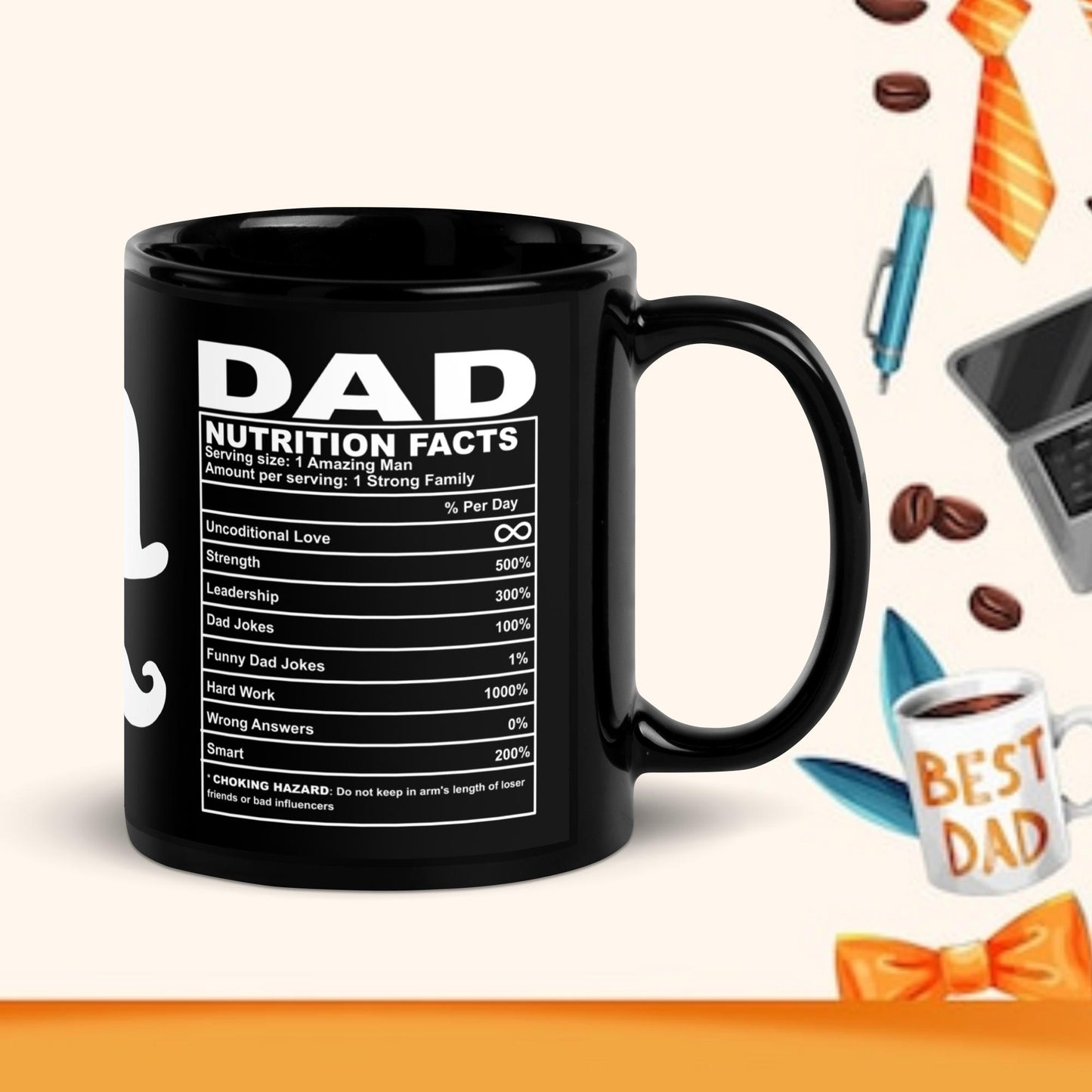 Dad Fuel™ - The Ultimate Dad Nutritional Facts Mug