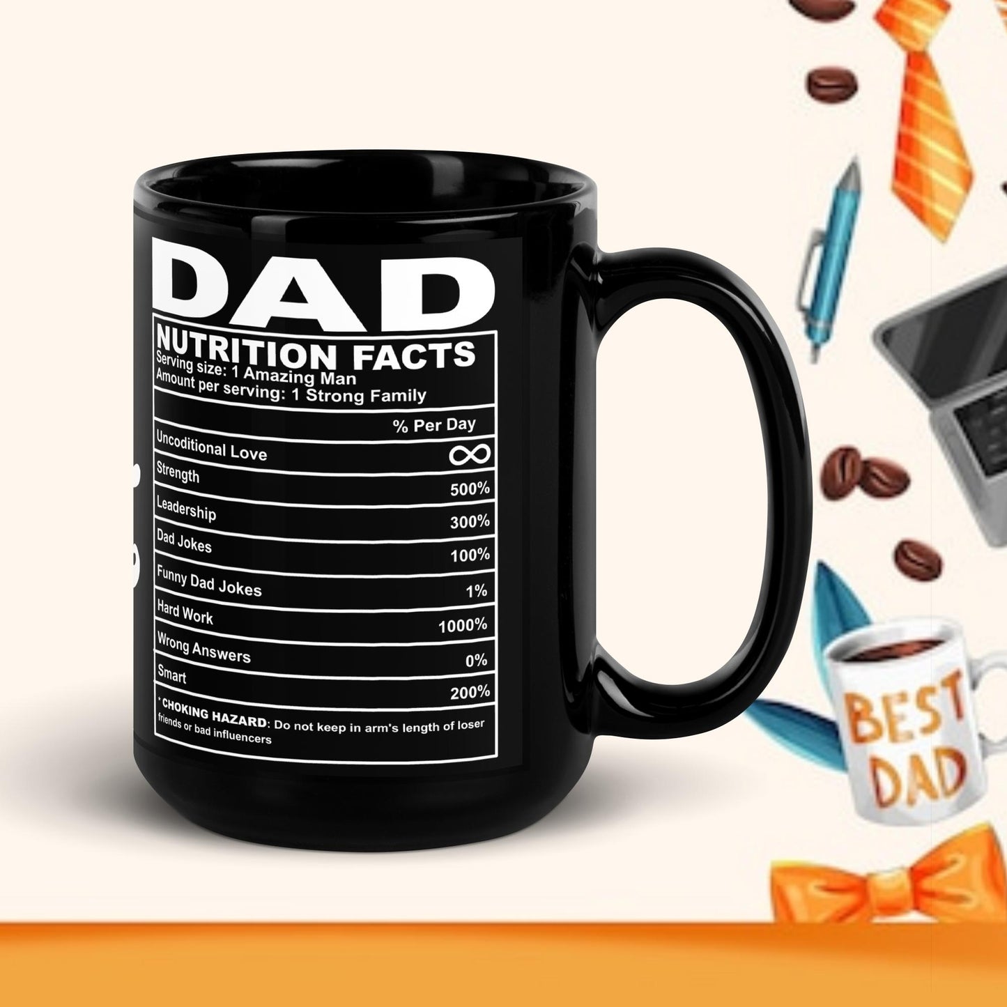 Dad Fuel™ - The Ultimate Dad Nutritional Facts Mug