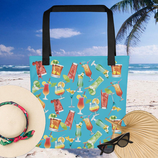 Tropical Cocktails Beach Vibe Tote bag