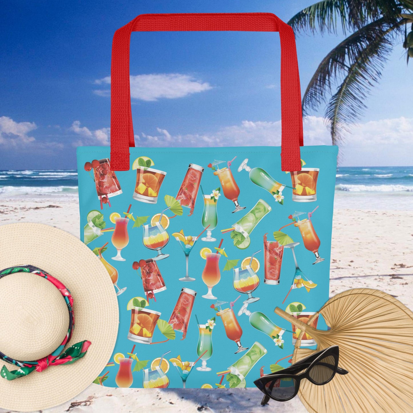 Tropical Cocktails Beach Vibe Tote bag