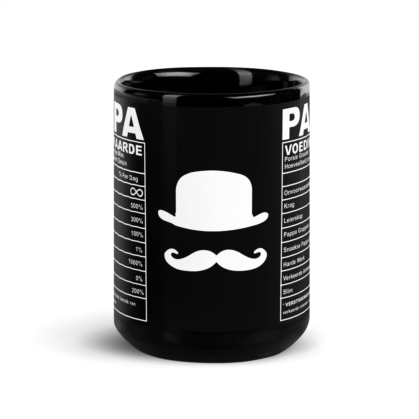 "Pa Stats" Voedingswaardes Beker