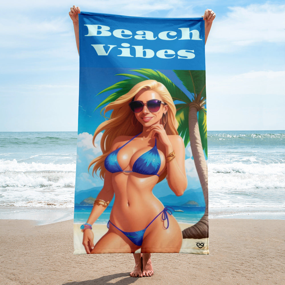 Beach Vibes Beach Babe Towel