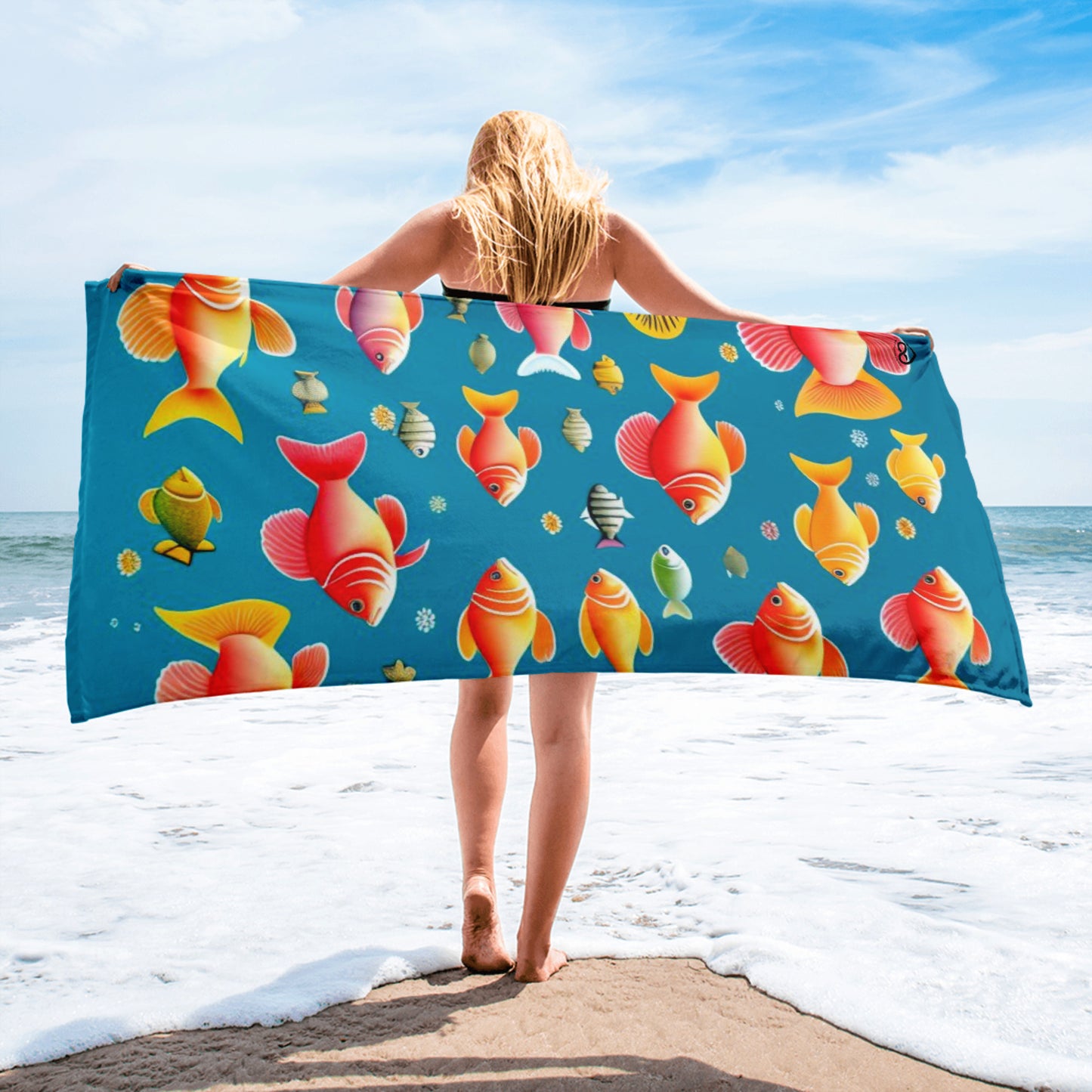 Tropical Fish Beach Towel