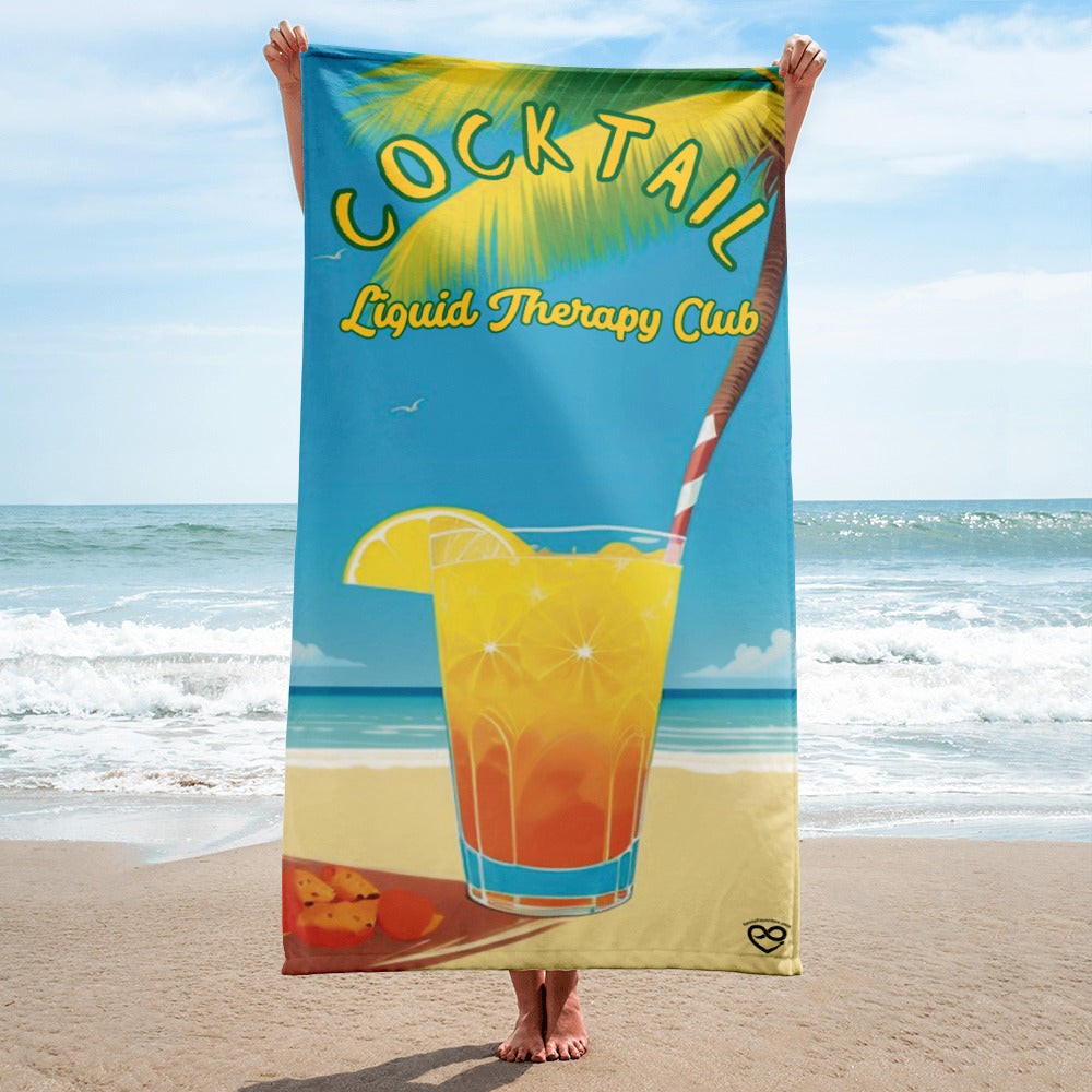 Cocktail Liquid Therapy Beach Towel