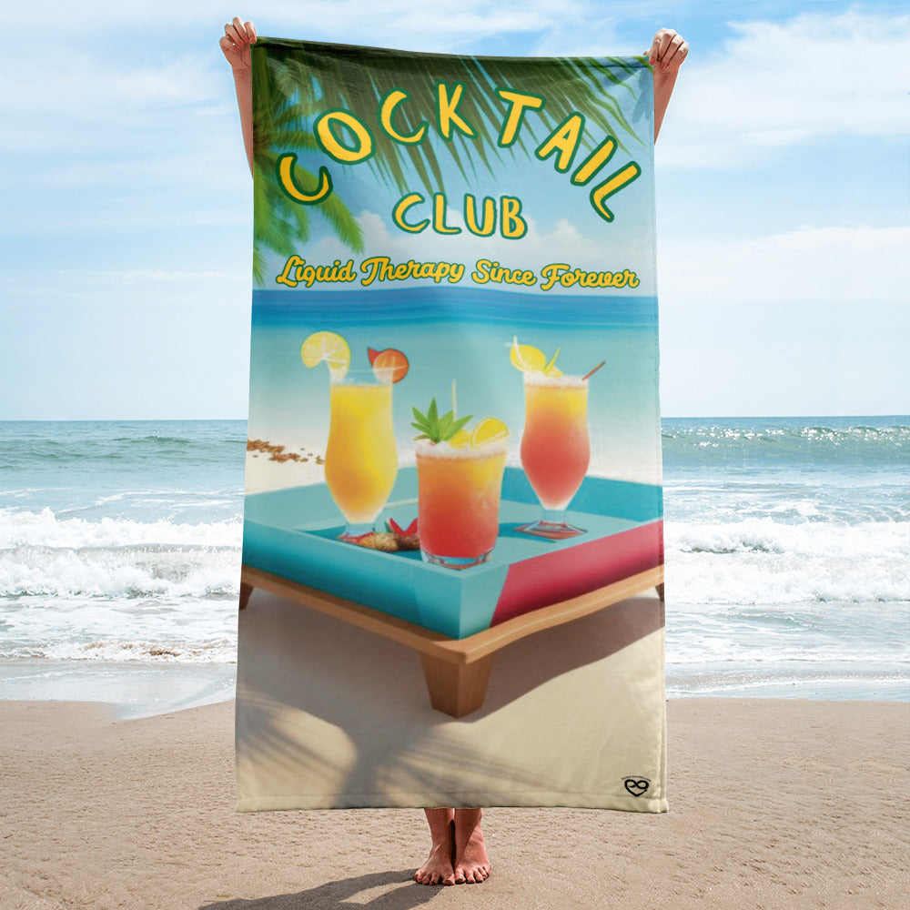 Cocktail Club Liquid Therapy Beach Towel