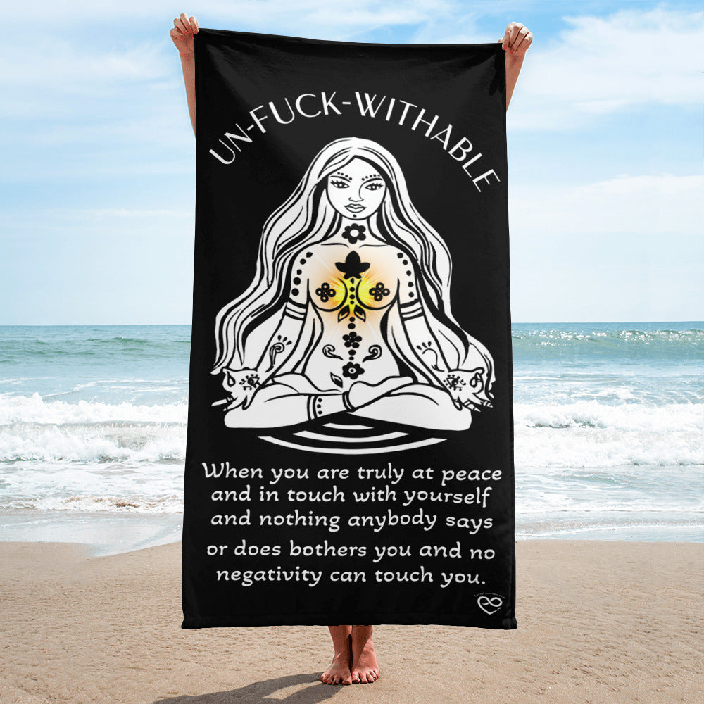 Zen Towel Unf*ckwithable - black