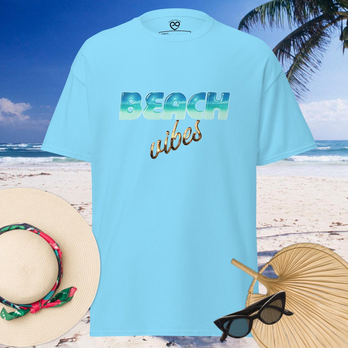 Beach Vibes 3D look Ocean Unisex classic tee