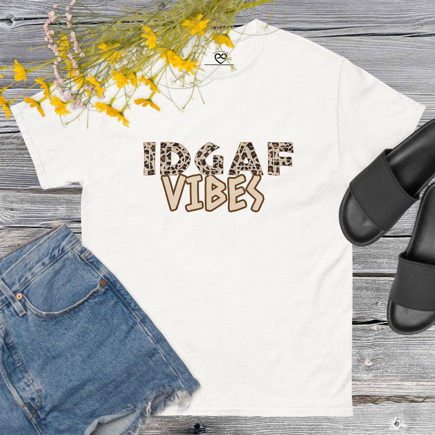 Modish IDGAF Panther Print T-shirt - Unique Design, Trendy & Soft Unisex classic tee