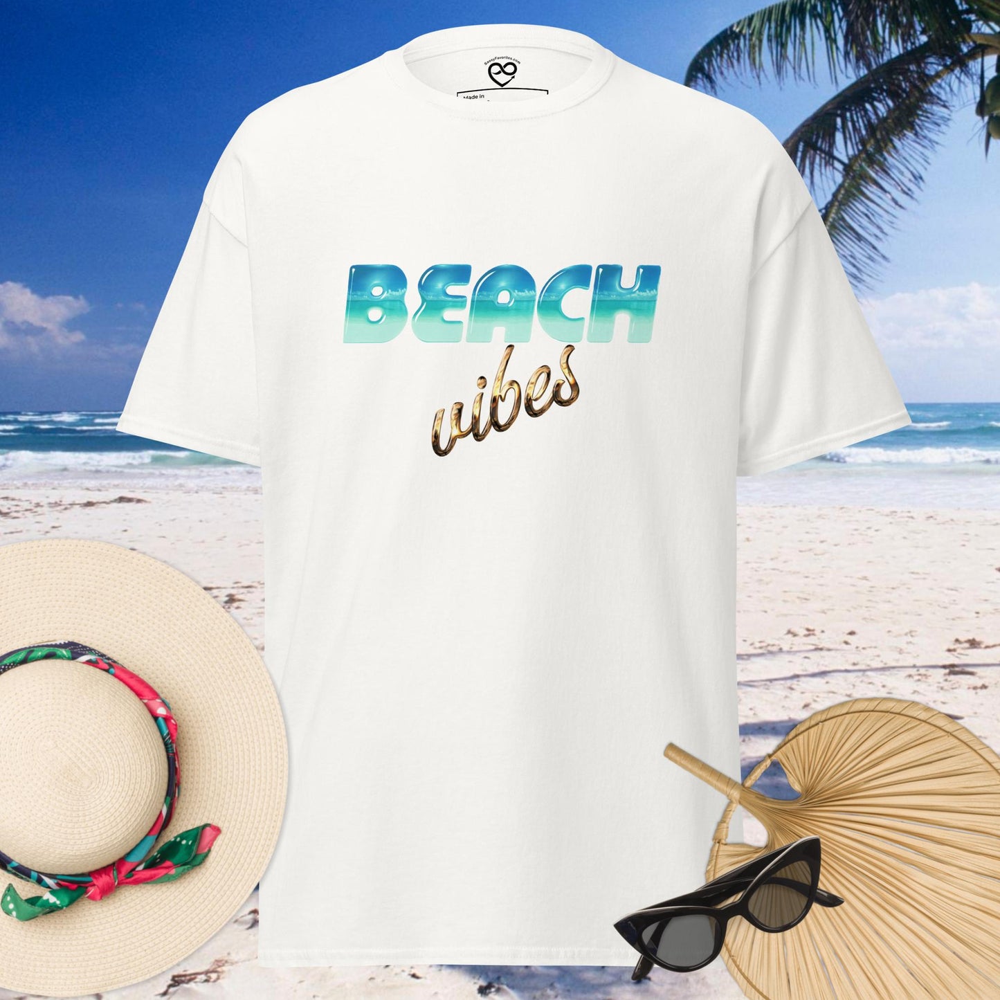 Beach Vibes 3D look Ocean Unisex classic tee