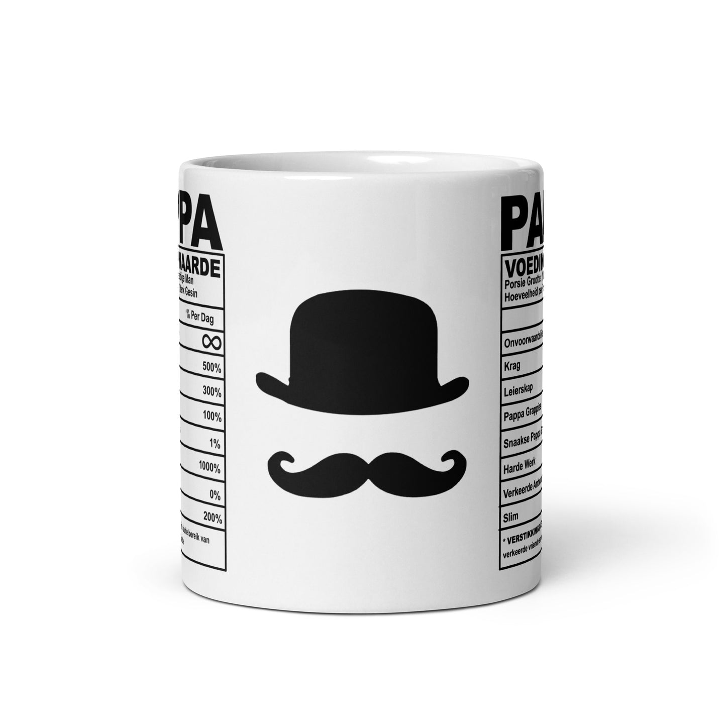 "Pa Stats" Voedingswaardes Beker