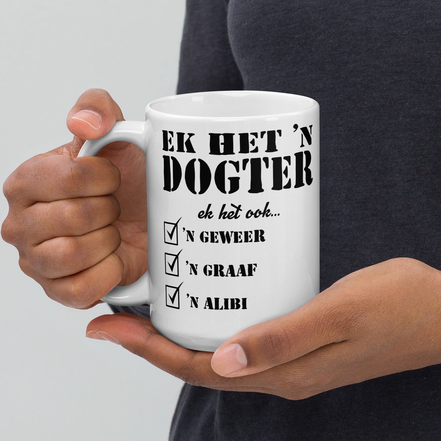 Pa-Alibi Beker – Geweer, Graaf & Dogter Uitgawe