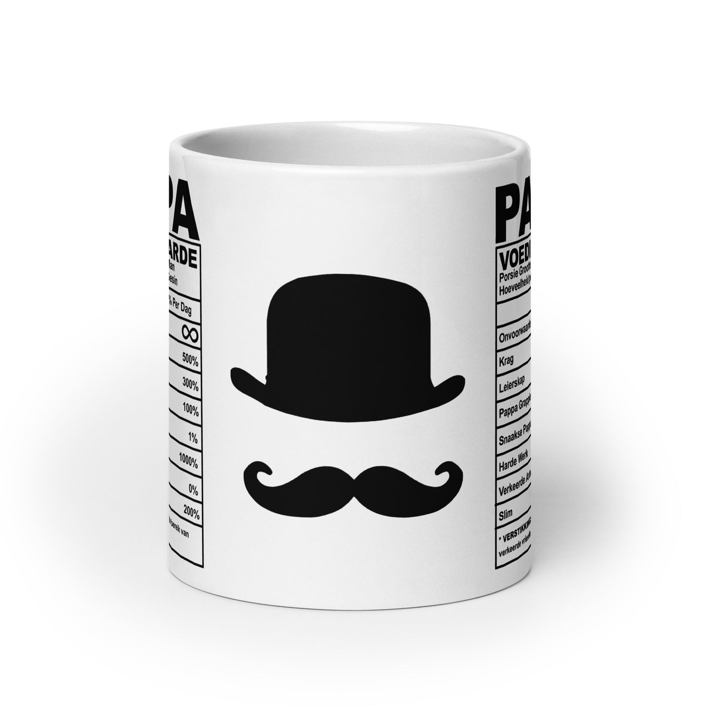 "Pa Stats" Voedingswaardes Beker