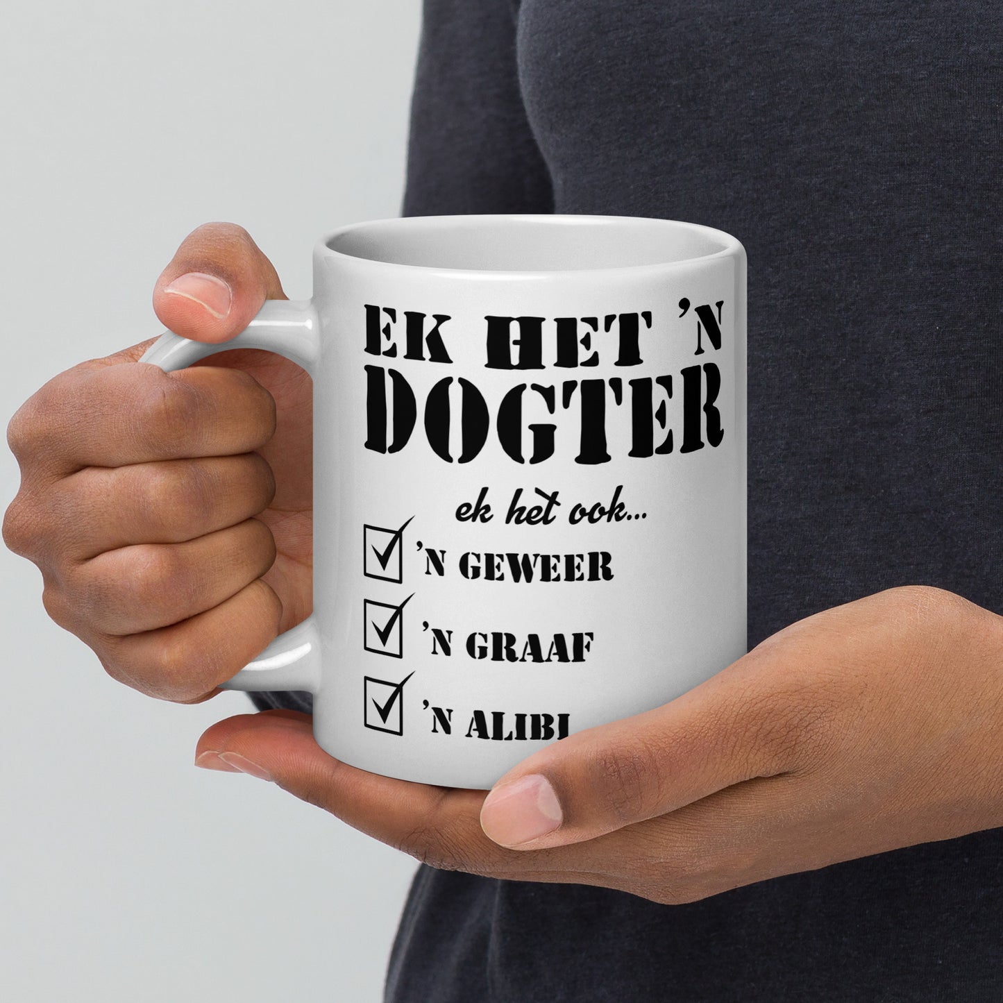 Pa-Alibi Beker – Geweer, Graaf & Dogter Uitgawe