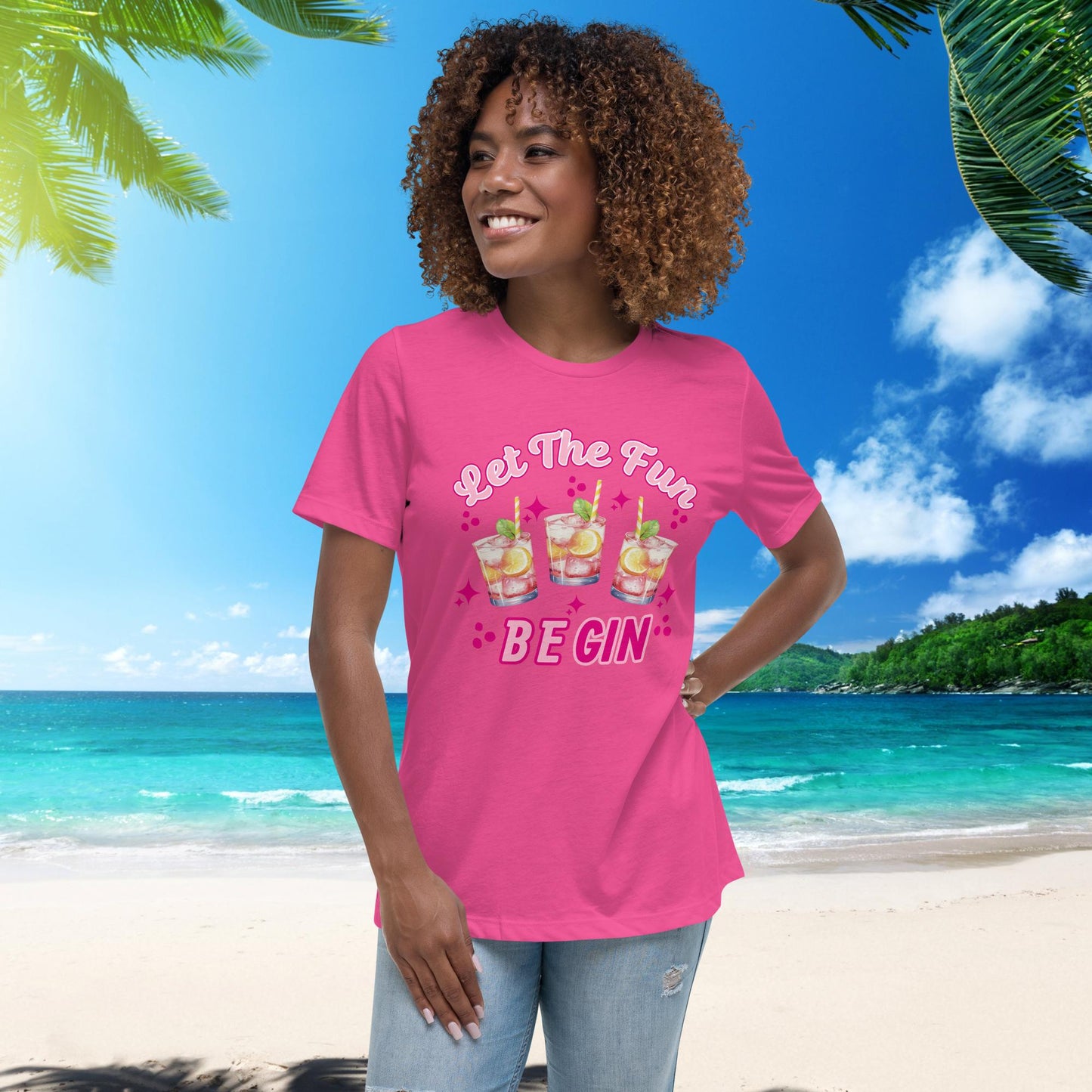 Trendy Let the Fun BeGIN T-Shirt - Unique, Playful, and Stylish