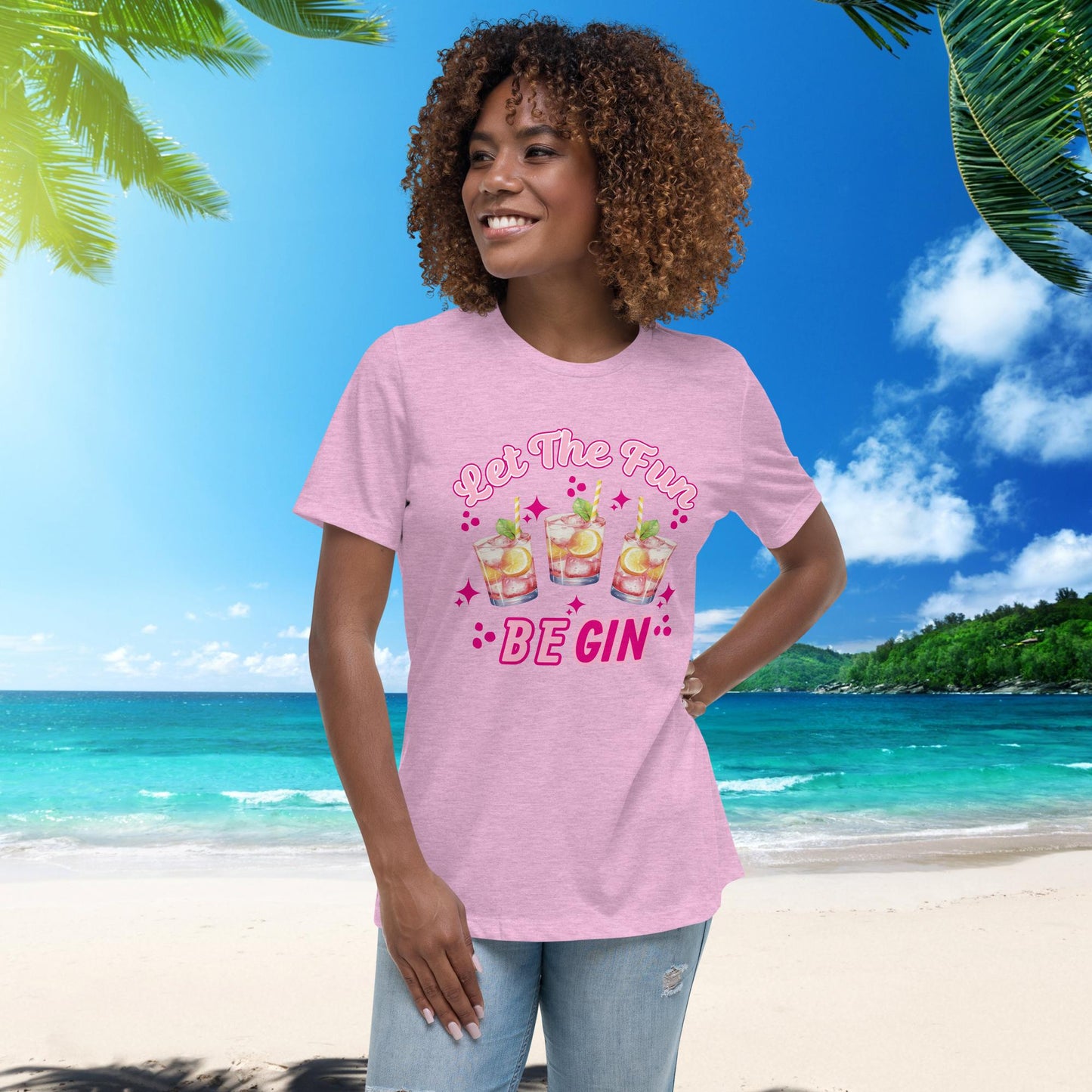 Trendy Let the Fun BeGIN T-Shirt - Unique, Playful, and Stylish