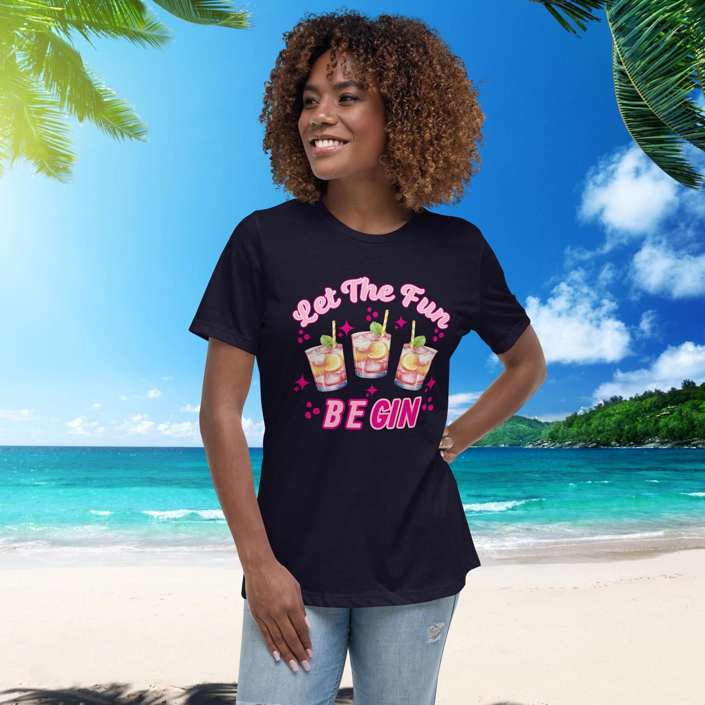 Trendy Let the Fun BeGIN T-Shirt - Unique, Playful, and Stylish