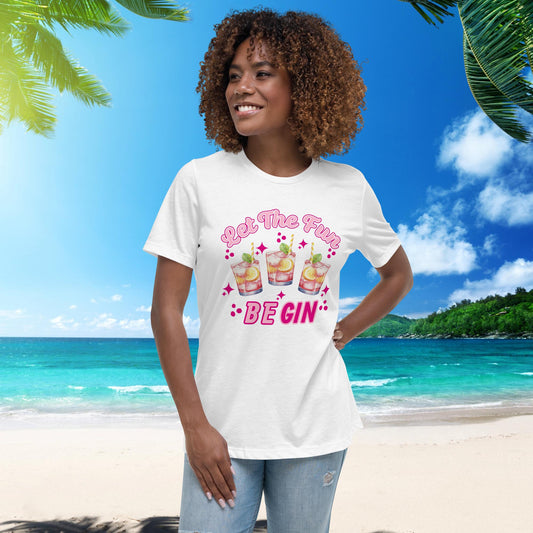 Trendy Let the Fun BeGIN T-Shirt - Unique, Playful, and Stylish